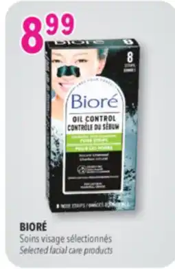 Familiprix BIORÉ, Selected facial care products offer