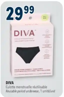 Familiprix DIVA, Reusable period underwear, 1 unit offer