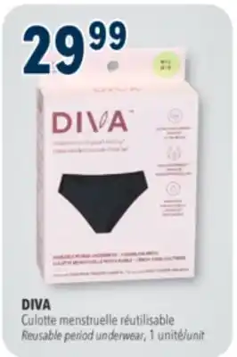Familiprix DIVA, Reusable period underwear, 1 unit offer