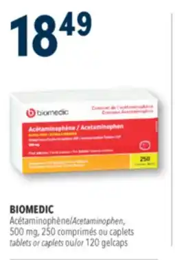 Familiprix BIOMEDIC Acetaminophen offer