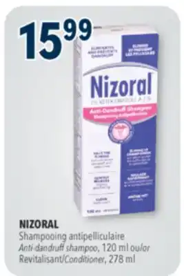 Familiprix NIZORAL, Anti-dandruff shampoo, 120 ml or Conditioner, 278 ml offer