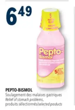 Familiprix PEPTO-BISMOL, Relief of stomach problems, selected products offer