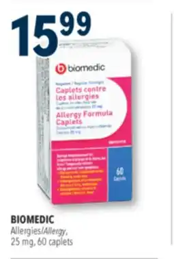 Familiprix BIOMEDIC Allergy, 25 mg, 60 caplets offer