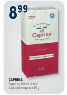 Familiprix CAPRINA, Goat's milk soap, 6 x 90 g offer