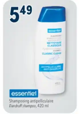 Familiprix essentiel Dandruff shampoo, 420 ml offer