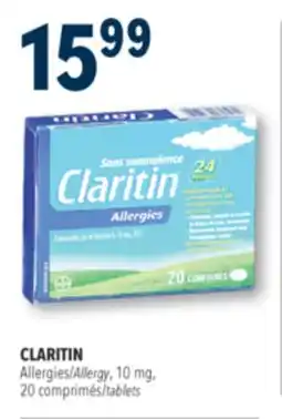 Familiprix CLARITIN, Allergy, 10 mg, 20 tablets offer