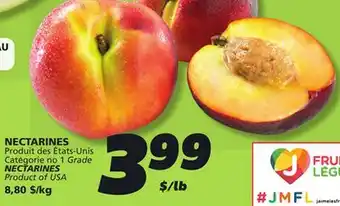IGA NECTARINES offer