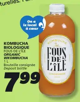 IGA FOUS DE L'ÃŽLE ORGANIC WKOMBUCHA offer