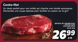 IGA STERLING SILVER STRIP LOIN STEAK offer