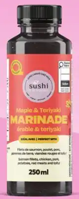 IGA SUSHI À LA MAISON MARINADE offer