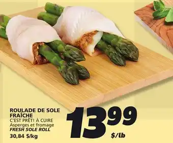 IGA C'EST PRÊT! À CUIRE FRESH SOLE ROLL offer