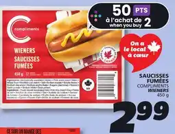 IGA COMPLIMENTS WIENERS offer