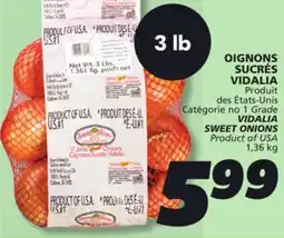 IGA VIDALIA SWEET ONIONS offer