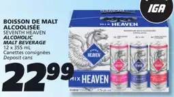 IGA ALCOOLISÉE SEVENTH HEAVEN ALCOHOLIC MALT BEVERAGE offer