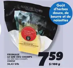 IGA AU GRÉ DES CHAMPS CHEESE offer