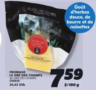 IGA AU GRÉ DES CHAMPS CHEESE offer