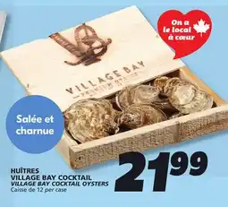 IGA VILLAGE BAY COCKTAIL OYSTERS offer