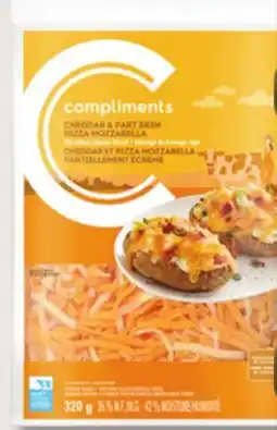 IGA COMPLIMENTS SHREDDED CHEESE offer