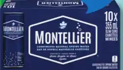 IGA MONTELLIER CARBONATED NATURAL SPRING WATER offer