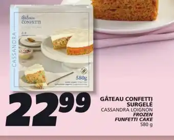 IGA CASSANDRA LOIGNON FROZEN FUNFETTI CAKE offer