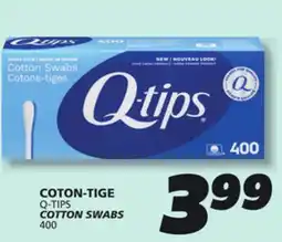 IGA Q-TIPS COTTON SWABS offer