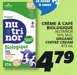 IGA NUTRINOR 10% M.G. ORGANIC COFFEE CREAM offer