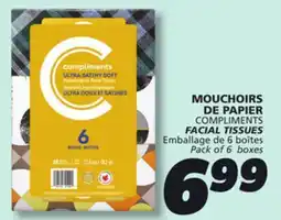 IGA COMPLIMENTS FACIAL TISSUES offer