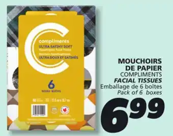 IGA COMPLIMENTS FACIAL TISSUES offer