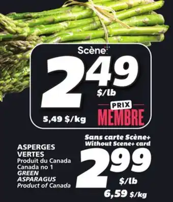 IGA GREEN ASPARAGUS offer