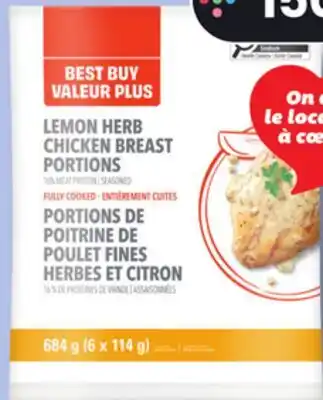 IGA VALEUR PLUS CHICKEN BREAST PORTIONS offer