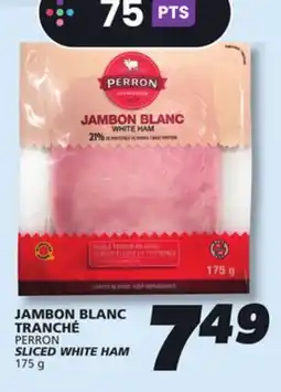IGA PERRON SLICED WHITE HAM offer