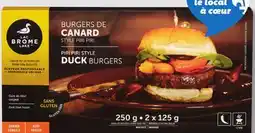 IGA LAC BROME FROZEN DUCK BURGERS offer