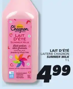 IGA LAITERIE CHAGNON SUMMER MILK offer