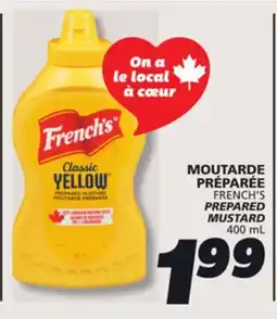 IGA FRENCH'S PREPARED MUSTARD offer