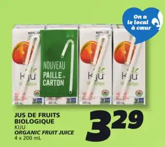 IGA KIJU ORGANIC FRUIT JUICE offer