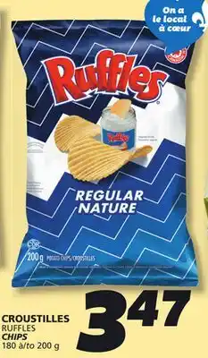 IGA RUFFLES CHIPS offer