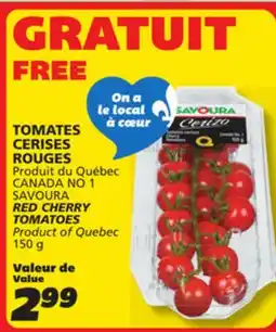 IGA SAVOURA RED CHERRY TOMATOES offer