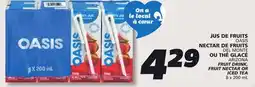 IGA OASIS FRUIT DRINK offer