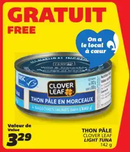 IGA CLOVER LEAF LIGHT TUNA offer