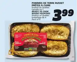 IGA READY TO COOK RUSSET POTATOES offer