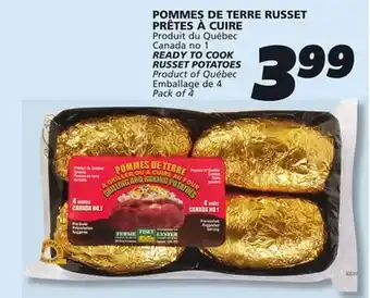 IGA READY TO COOK RUSSET POTATOES offer