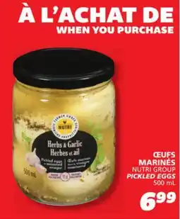 IGA NUTRI GROUP PICKLED EGGS offer