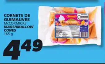 IGA McCORMICKS MARSHMALLOW CONES offer