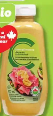 IGA COMPLIMENTS ORGANIC DIJON MUSTARD offer