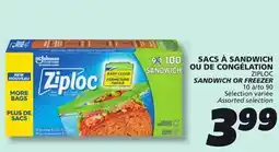 IGA ZIPLOC SANDWICH OR FREEZER offer