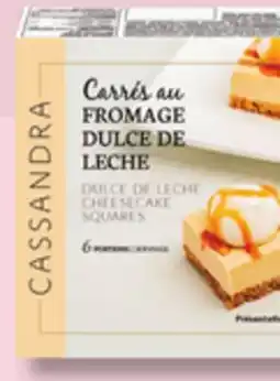 IGA CASSANDRA LOIGNON DULCE DE LECHE CHEESE SQUARES offer