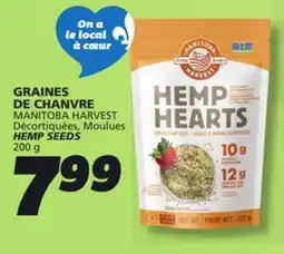 IGA HEMP SEEDS offer