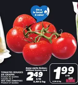 IGA RED VINE TOMATOES offer