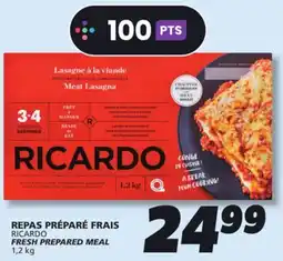 IGA RICARDO FRESH PREPARED MEAL offer