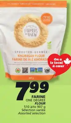 IGA ONE DEGREE FLOUR offer